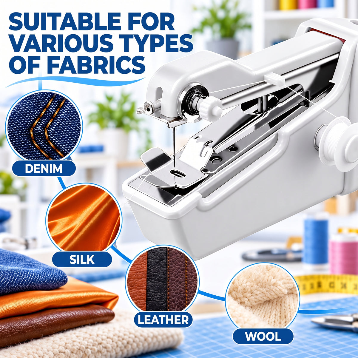 Mini Handheld Sewing Machine